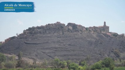 Los destrozos del incendio de la provincia de Zaragoza