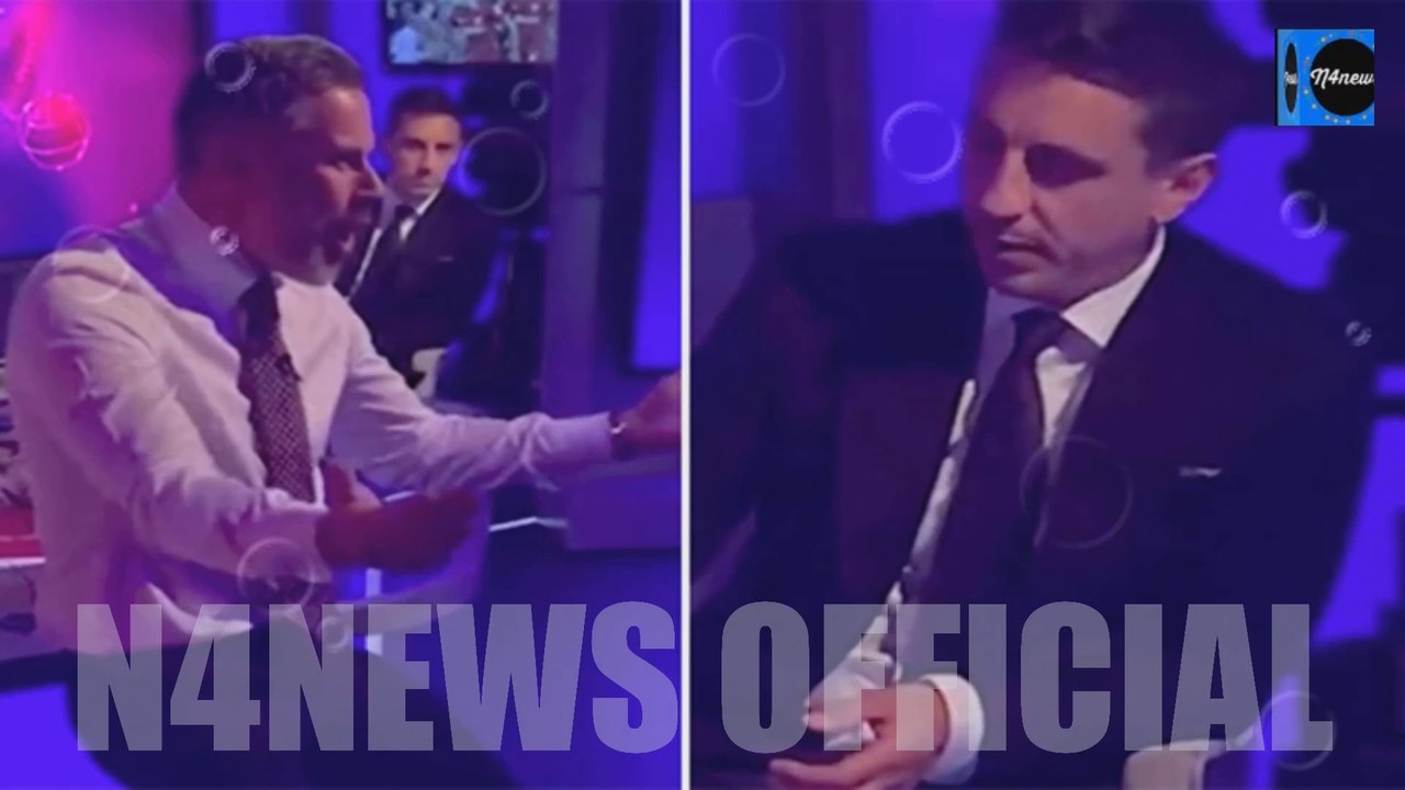 Bizarre Moment Jamie Carragher’s Dodgy Dancing in Front of Gary Neville after Liverpool Equalizer