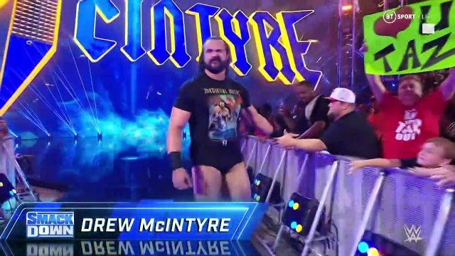 Drew McIntyre Entrance on Raw: WWE Raw, Aug. 15, 2022