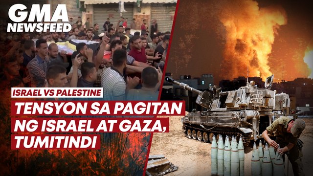 Israel vs Palestine — Tensions mount with Israel air strikes, Gaza rocket attacks | GMA News Feed
