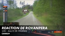 Réaction de Kalle Rovanpera - Rallye de Finlande