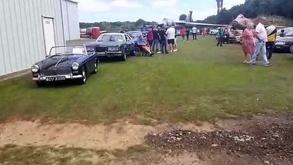 Displays at the North East Land, Sea and Air Museum classic car show on Sunday, August 7