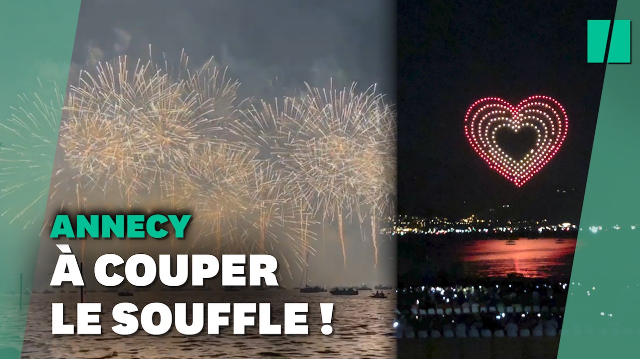 La fête du lac d’Annecy a mis tout le monde d’accord avec cet incroyable feu d’artifice