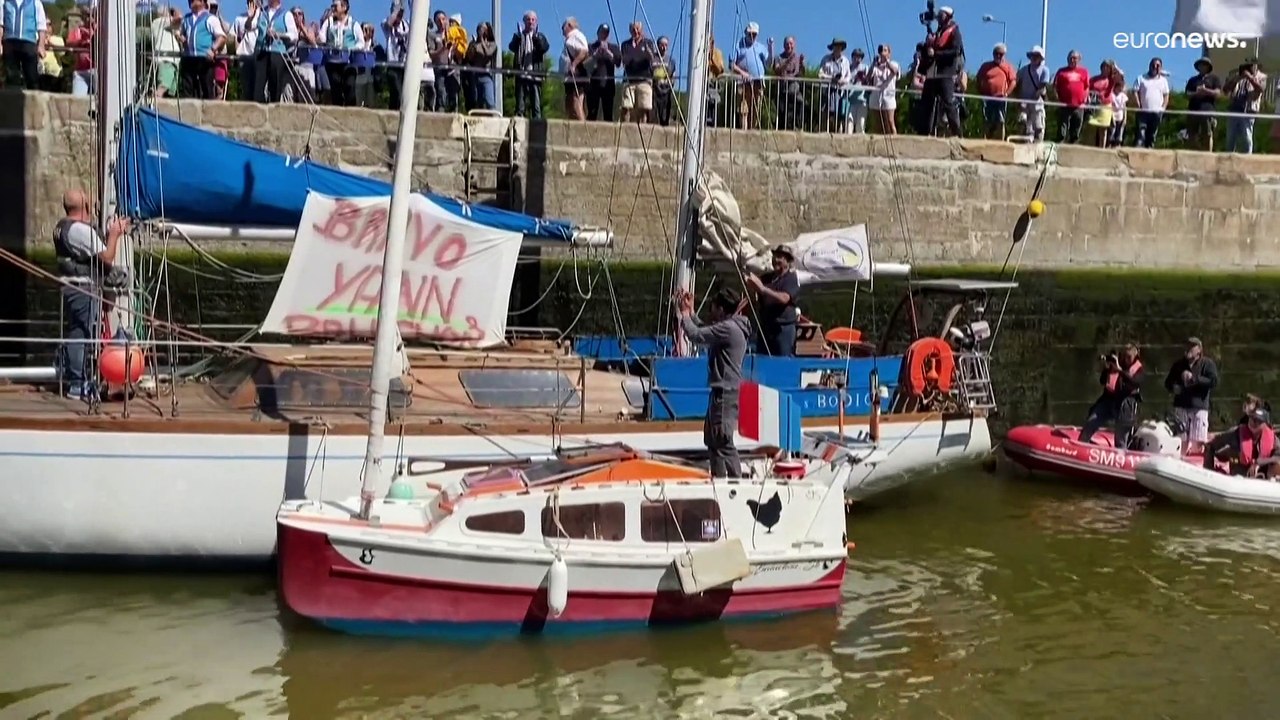 Tour du monde sur une coque de noix : à peine rentré, le navigateur Yann Quénet rêve de repartir