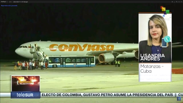 Cuba recibe apoyo internacional para atender emergencia en Matanzas