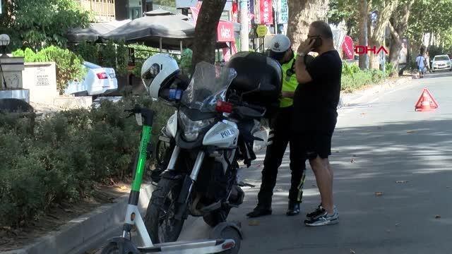 BAĞDAT CADDESİ'NDE SKUTER DENETİM