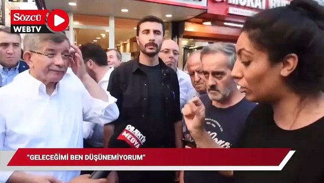 Davutoğlu'na küçük çocuk bu sözlerle dert yandı: Geleceğimi ben düşünemiyorum