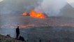 Icelandic volcano continues to erupt