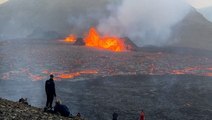 Icelandic volcano continues to erupt