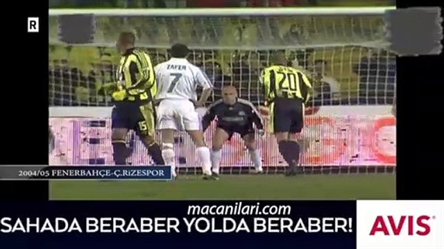 Fenerbahçe 2-0 Çaykur Rizespor [HD] 30.01.2005 - 2004-2005 Turkish Super League Matchday 18