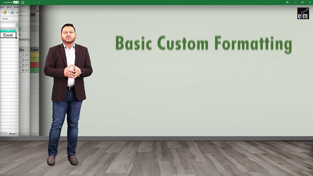 Basic Custom Formatting - Playing with Fonts