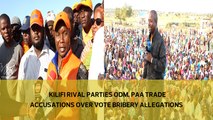 Kilifi rival parties ODM, PAA trade accusations over voter bribery allegations