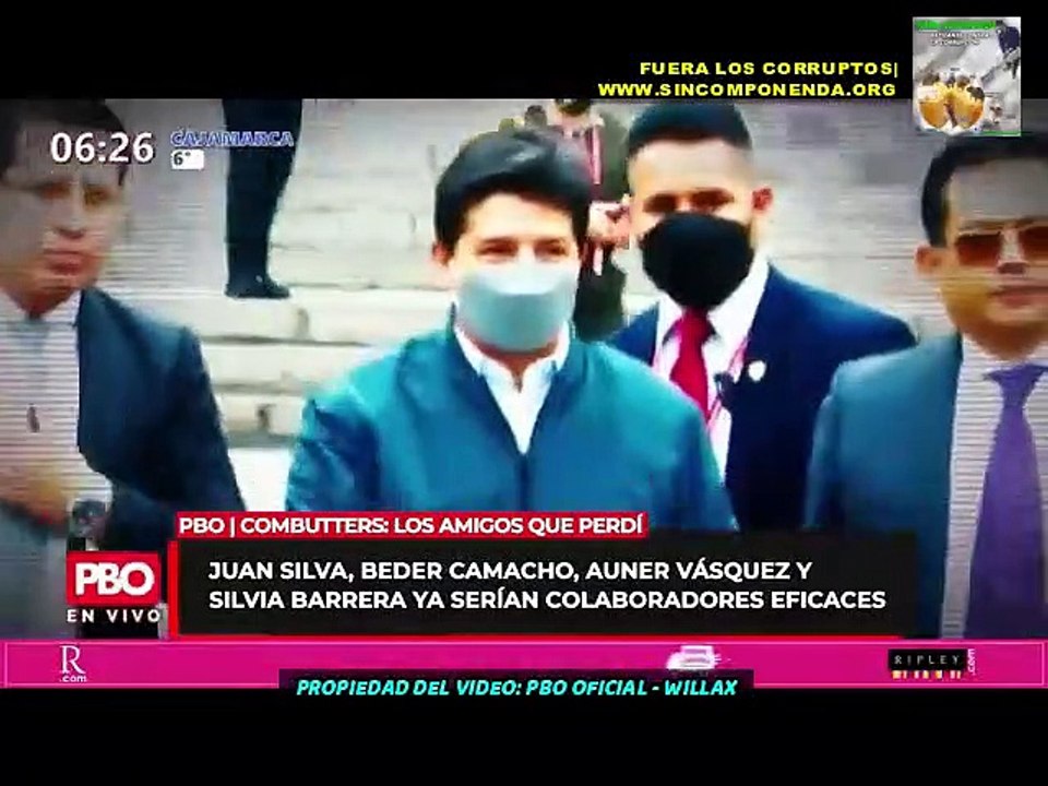 JUAN SILVA, BEDER CAMACHO, AUNER VÁSQUEZ Y SILVIA BARRERA YA SERÍAN COLABORADORES EFICACES