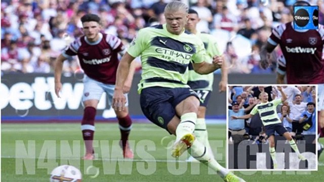 West Ham 0 Man City 2: Erling Haaland Makes Dream Start by Firing a Double as Champs Down Hammers