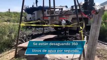 Mina Sabinas, Coahuila: intensifican desagüe; siguen atrapados 10 mineros