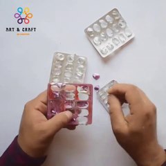 How to Make a Photo frame ️ with medicine Wrappers || Amazing art with simple way
