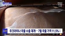 [신선한 경제] 우크라이나 곡물 수출 재개‥7월 곡물 가격 11.5%↓