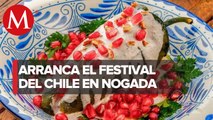 Inauguran Festival Internacional del Chile en Nogada en Puebla