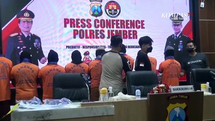 Polisi Ringkus 15 Pelaku Pembakaran Rumah di Desa Mulyorejo Jember