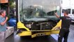Son dakika 3. sayfa: Üsküdar'da İETT otobüsü kaza yaptı, otobüsün boş olması faciayı önledi