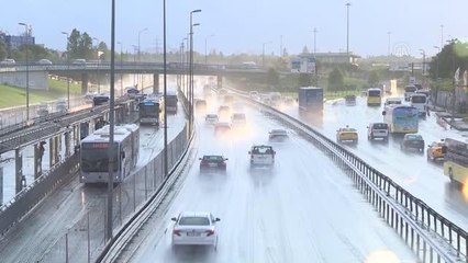 İstanbul'da kısa süreli sağanak