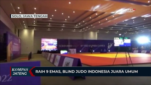 Raih 9 Medali Emas, Blind Judo Indonesia Juara Umum