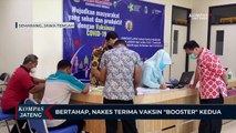 Bertahap, Nakes Terima Vaksin Booster Kedua