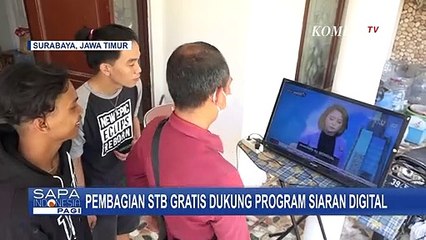 Télécharger la video: Dukung Program Siaran Digital, Kompas TV Bersama Tanaka Bagi-bagi STB Gratis di Kota Surabaya