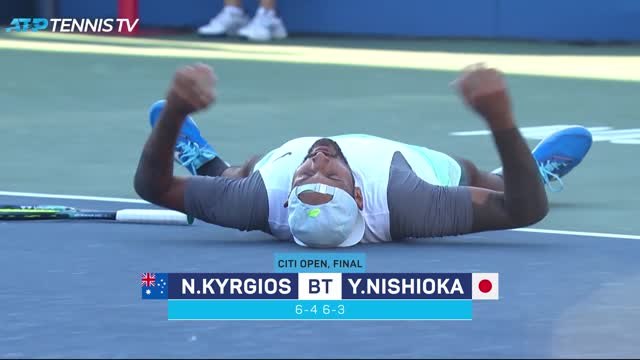 Unbreakable Kyrgios lands Washington title