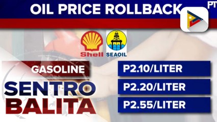 Higit P2 na bawas-presyo sa mga produktong petrolyo, ipatutupad bukas