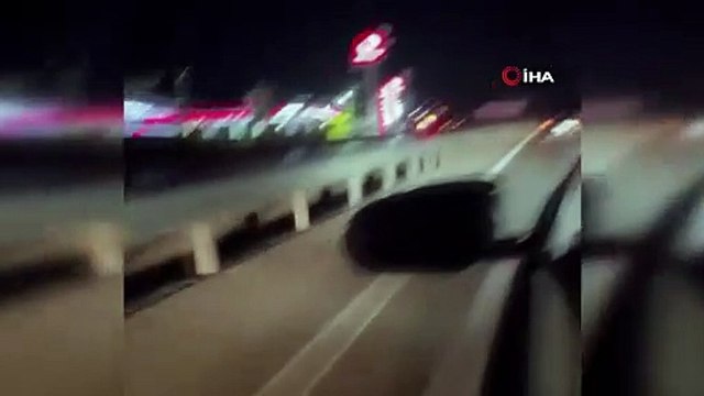 Görüntüler Bursa'dan... Ters şeritte ölüme davetiye çıkardı