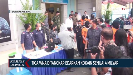 Edarkan Kokain Senilai 4 M, WNA Ditangkap!