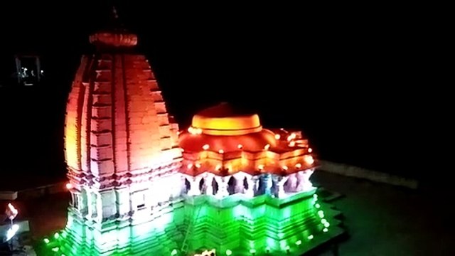 बीसलपुर में तिरंगे रंग से सराबोर हुआ बीसलदेव मंदिर