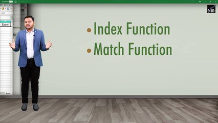 Index and Match Functions