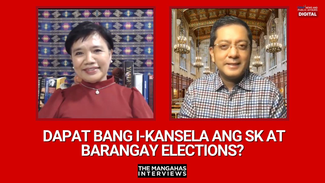 Dapat Bang I Kansela Ang Sk At Barangay Elections The Mangahas Interviews Video Dailymotion 9077