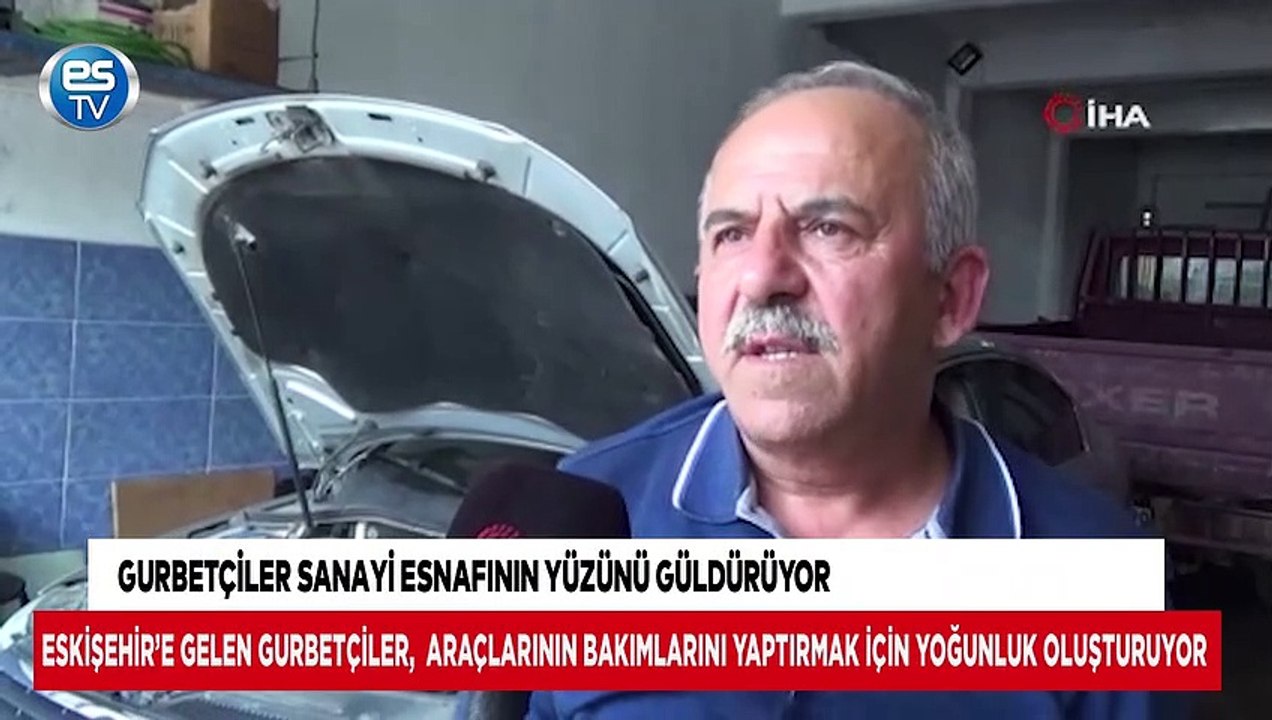 Gurbetçiler sanayi esnafının yüzünü güldürüyor