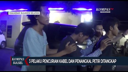 3 Pelaku Pencurian Kabel Dan Penangkal Petir Ditangkap
