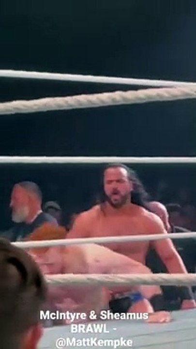 Drew McIntyre & Sheamus BRAWL!! #wwe