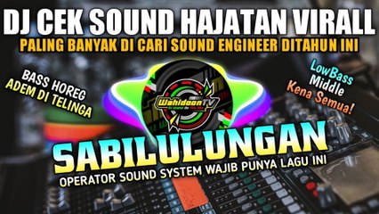 Wahidoon TV - Check Sound Hajatan Viral