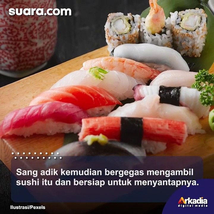 Belikan Adik Makanan Jepang, Pria Ini Teriak La...