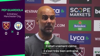 1ère j. - Guardiola salue la détermination d'Haaland