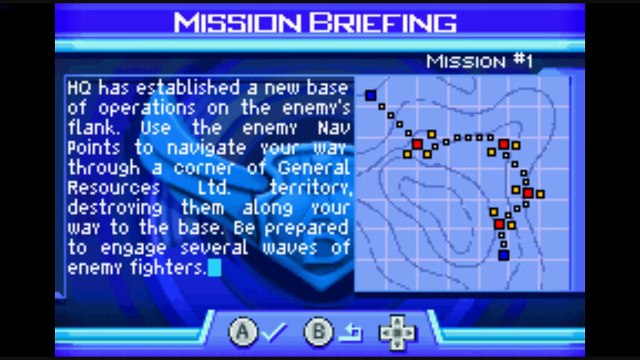 Ace Combat Advance Gameplay GBA (Game Boy Advance)