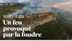 En Isère, les contreforts du massif de la Chartreuse toujours en proie à un feu de forêt