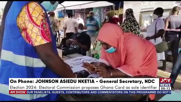 Election 2024: Electoral Commission proposes Ghana Card as sole identifier - AM Talk on JoyNews