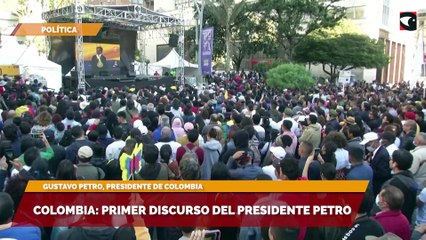 Colombia: primer discurso del presidente Petro