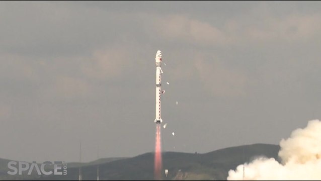 China launches carbon monitoring satellite, rocket sheds tiles