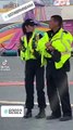 Birmingham 2022 Commonwealth Games police officer on the dance beat to Culture Club at Smithfield