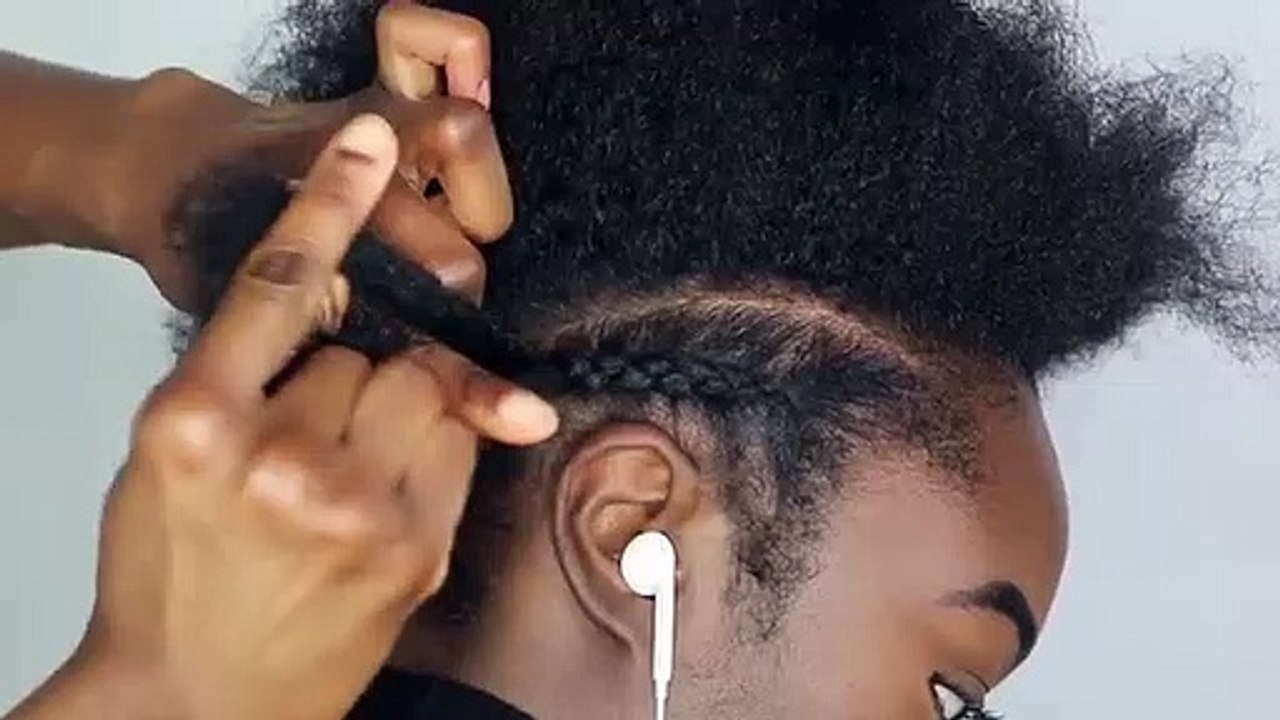 How to braid_cornrow FOR BEGINNERS