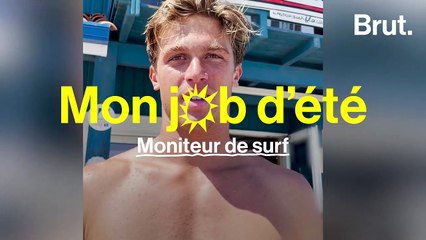 Son job d'été : moniteur de surf