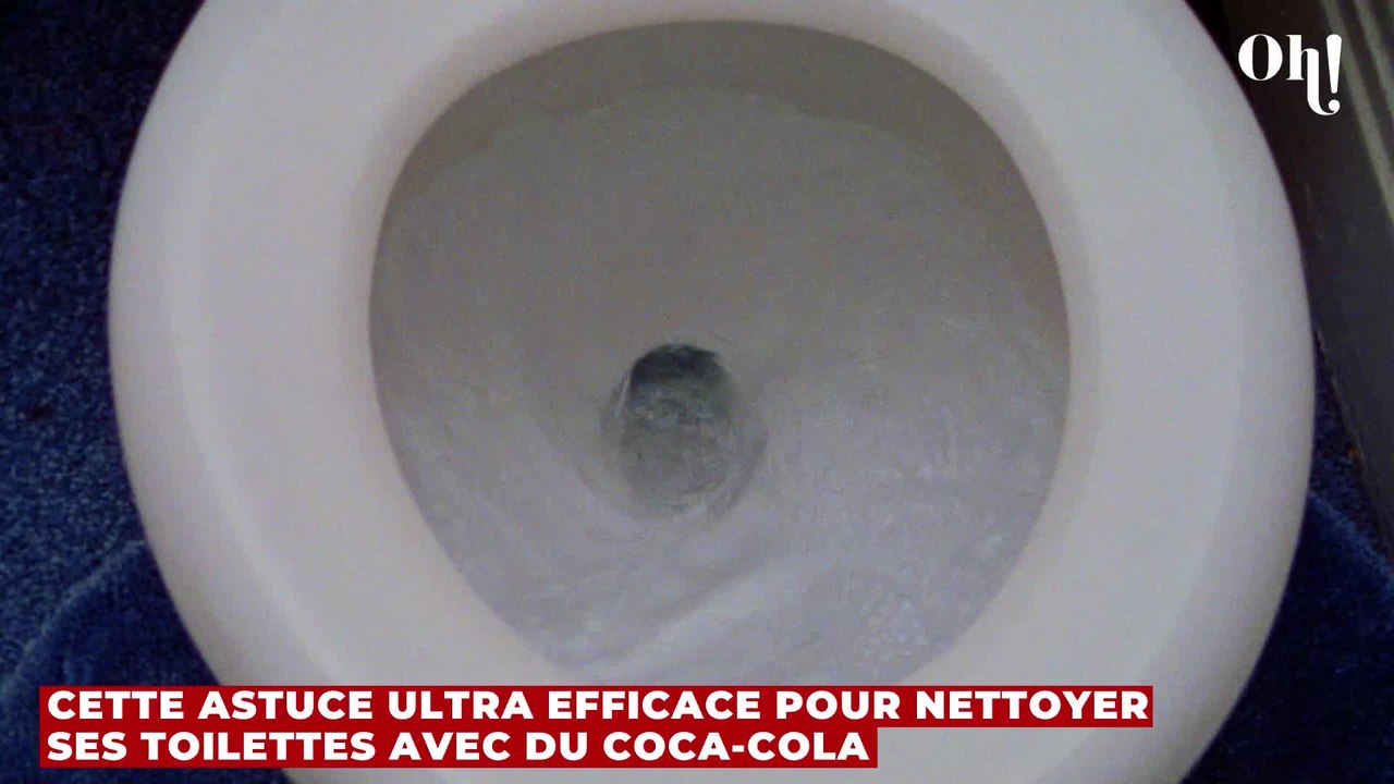 Cette astuce ultra efficace pour nettoyer ses toilettes avec du coca -  Vidéo Dailymotion
